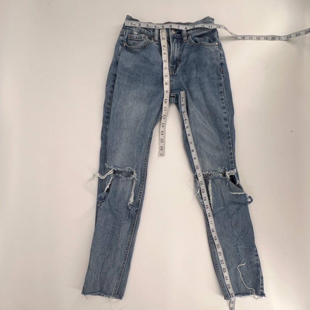 PacSun High Rise Ripped Denim Jeans - Picture 6 of 6